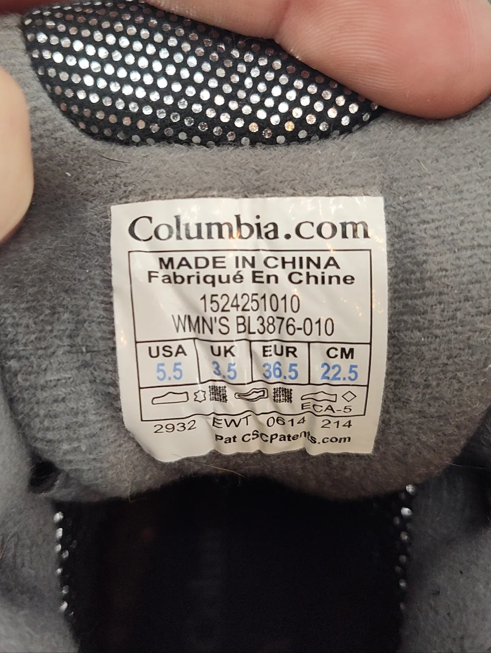 Columbia Women’s Black Techlite Omni-Heat Winter Boots - Waterproof Size 5.5